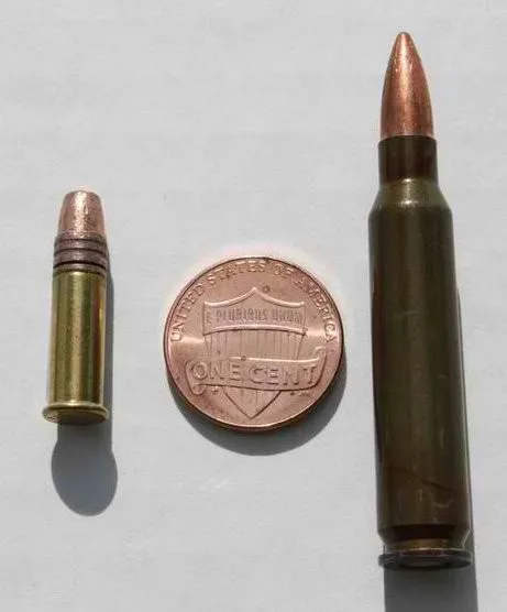 .22 vs. a penny vs. .223