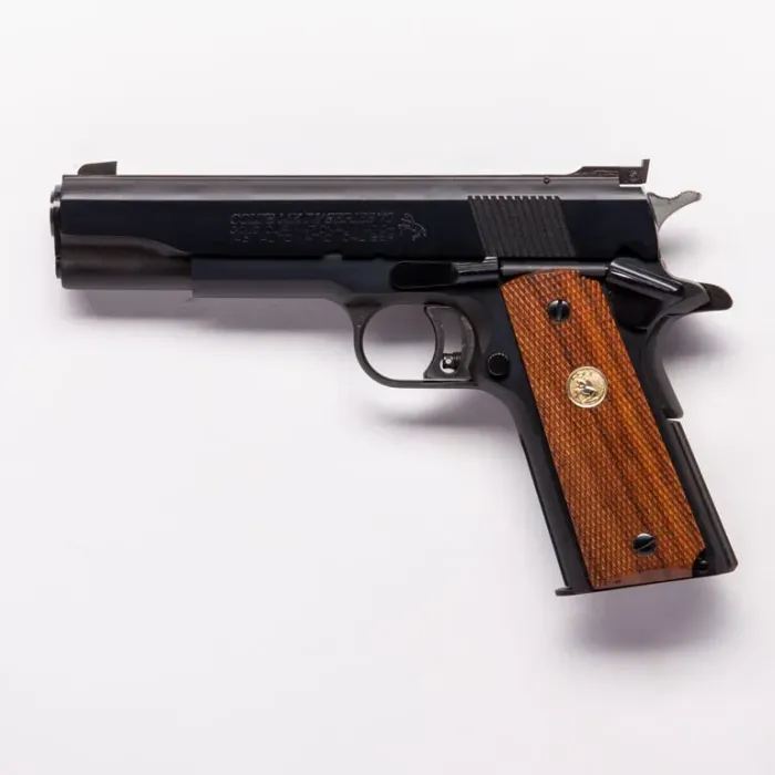 Colt Gold Cup National Match Series 70 .45 ACP 5" Barrel 8-Round Semi-Automatic Pistol, Blued Finish - O5870A1
