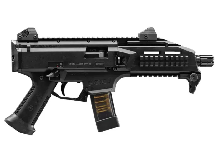 CZ Scorpion EVO 3 S1 Pistol 01351 - 9mm Luger, 7.70" Barrel, 10 Round Capacity, Black