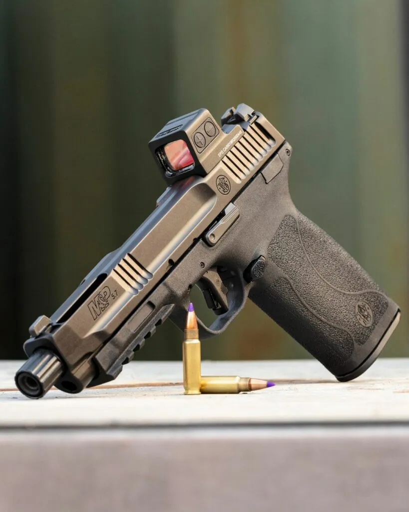 smith wesson mp 5.7 hands on close up profile photo