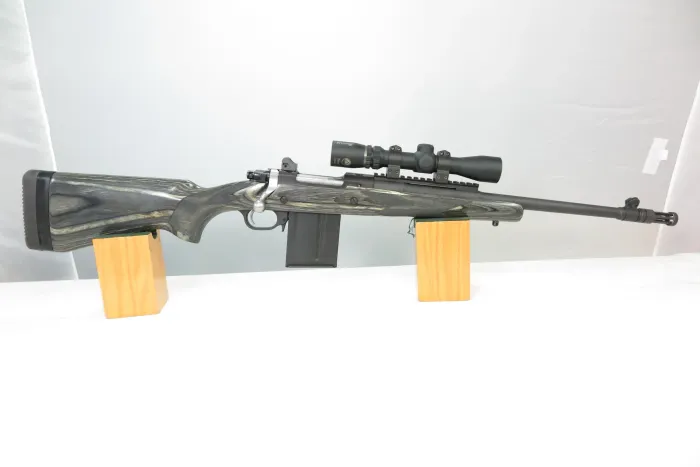 Ruger Gunsite Scout .308 Win Bolt-Action Rifle with 16.1" Barrel, 10+1 Rounds, Black Laminate Stock - Model 6803