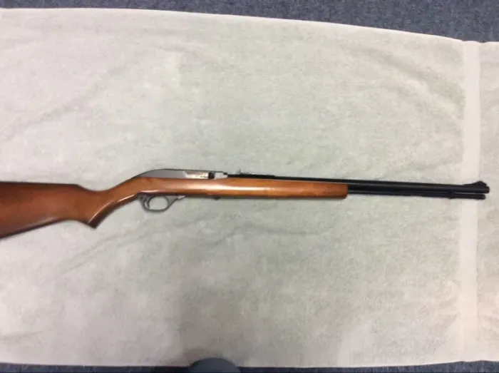 Marlin Model 60 22LR Semi-Auto Rifle, 19" Blued Hardwood, 14+1 Round Capacity, Right Hand - 70620