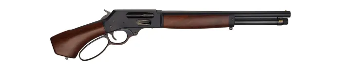 Henry Repeating Arms Lever Action Axe .410 Gauge, 15.14" Barrel, 5-Round, 2.5" Chamber, Blued Finish, American Walnut Grip - H018AH410