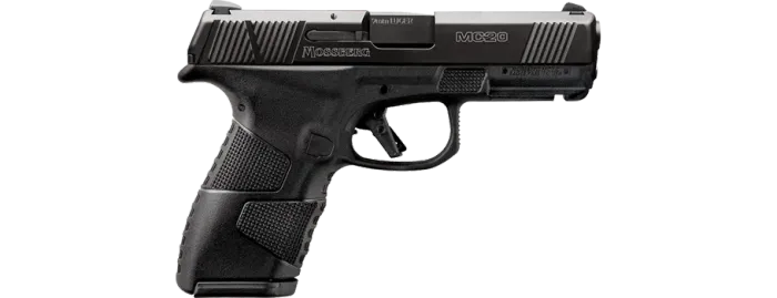 Mossberg MC2C Compact 9mm Luger Semi-Automatic Pistol, 3.9" Barrel, Black DLC Slide, Black Polymer Grip, 13/15 Round Capacity