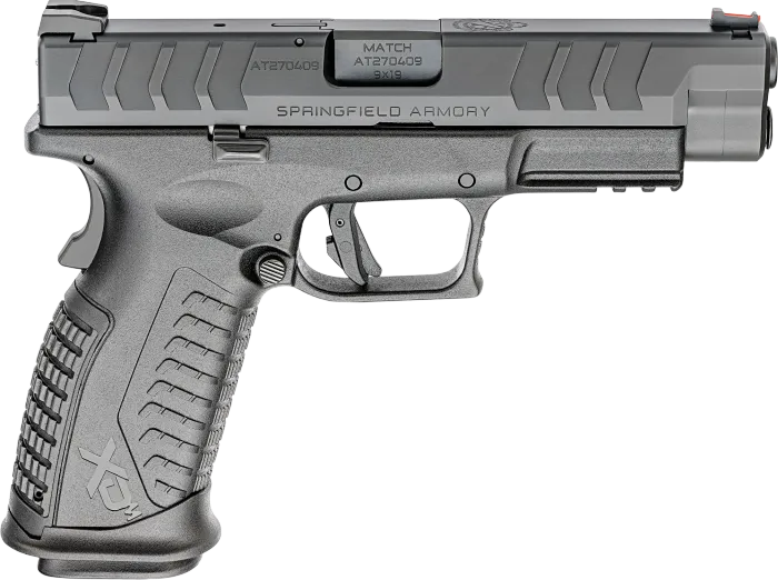 Springfield Armory XD-M Elite 9mm Luger Pistol, 4.5" Barrel, 20+1 Capacity, Black Melonite Steel, Picatinny Rail Frame