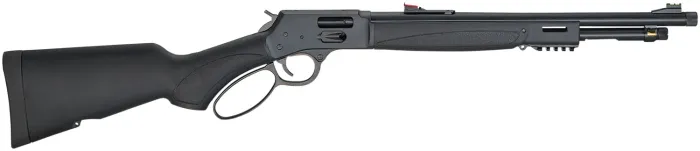 Henry Big Boy X Model Lever Action Rifle - .357 MAG, 17.4" Threaded Barrel, 7-Round Capacity, Black/Blued Finish, Right Hand, H012MX
