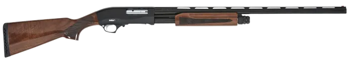 Tristar Cobra III Field Pump Action Shotgun - 12 Gauge, 28" Barrel, 3" Chamber, 5 Rounds, Walnut Stock, Blued Finish