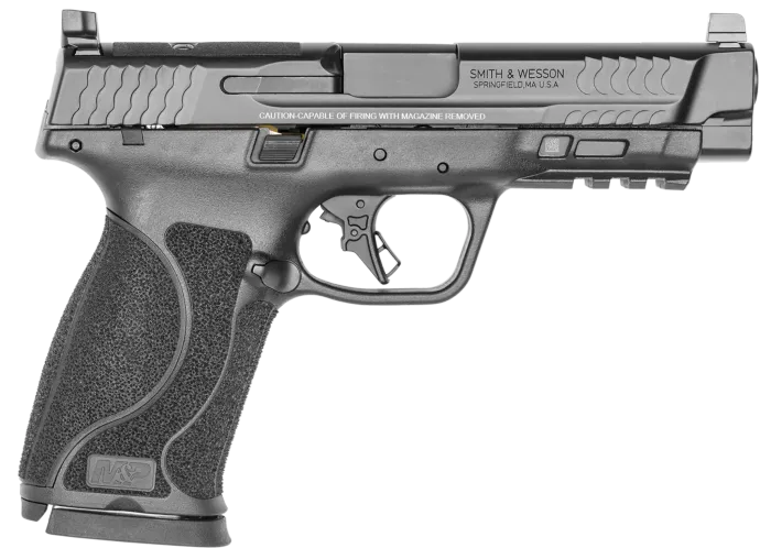 Smith & Wesson M&P M2.0 10MM Optic Ready, 4.6" Barrel, No Manual Safety, 15 Rounds, Black