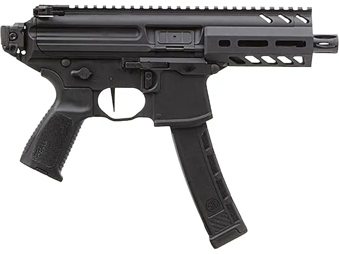 SIG Sauer MPX K 9mm 4.5" Black Semi-Auto Pistol with M-LOK Handguard, 35 Round Capacity, No Brace