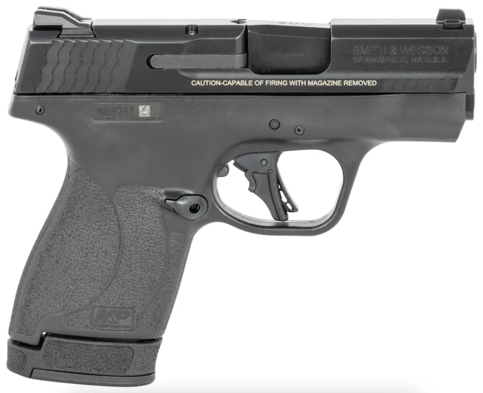 Smith & Wesson M&P Shield Plus 9mm, 3.1" Barrel, No Thumb Safety, 13+1 Rounds, Black Polymer Frame & Grip, Armornite Stainless Steel Slide