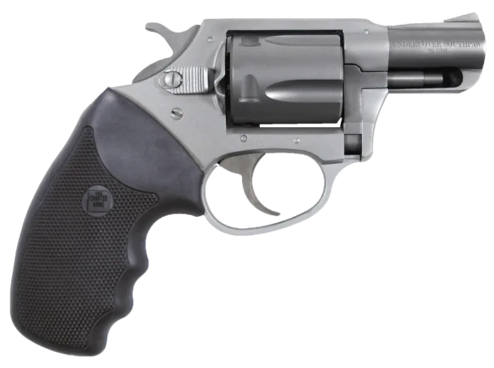 Charter Arms Southpaw Undercover Lite .38 Special Revolver, 2" Stainless Barrel, 5-Round, Left-Handed, Aluminum Frame, Black Rubber Grip - 93820