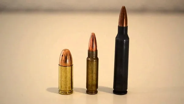 9mm, 5.7x28, and .223 Remington