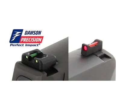 Dawson Precision Sig P365 Charger Fixed Sight Set - Fiber Optic Rear & Fiber Optic Front