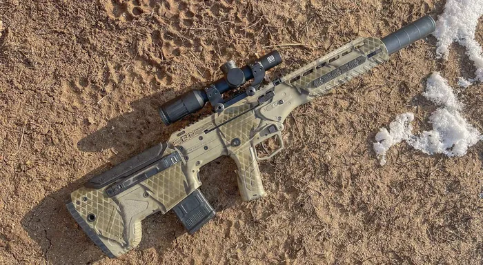 EOTech Vudu 1-8x24 Review mounted on desert tech mdrx