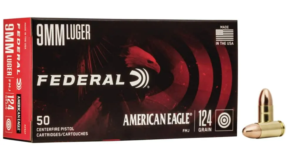 Federal 9mm luger 124 gr