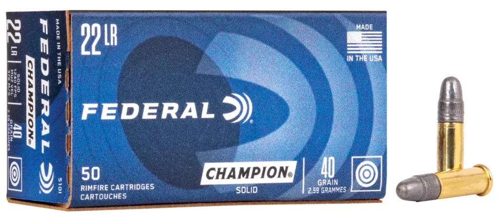 Federal Champion Training .22LR Ammo