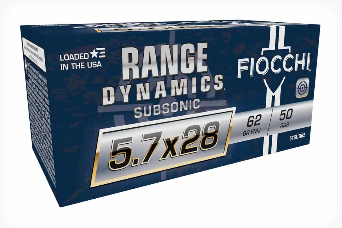 Fiocchi Range Dynamics Subsonic 5.7x28mm