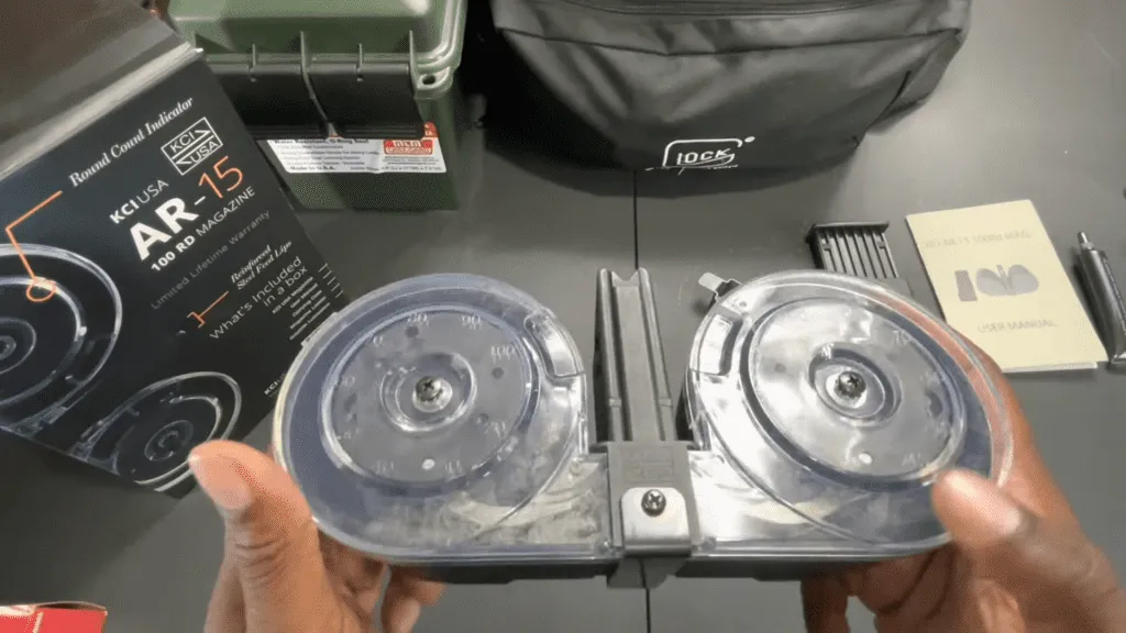 Kci ar15 100 round drum (4)