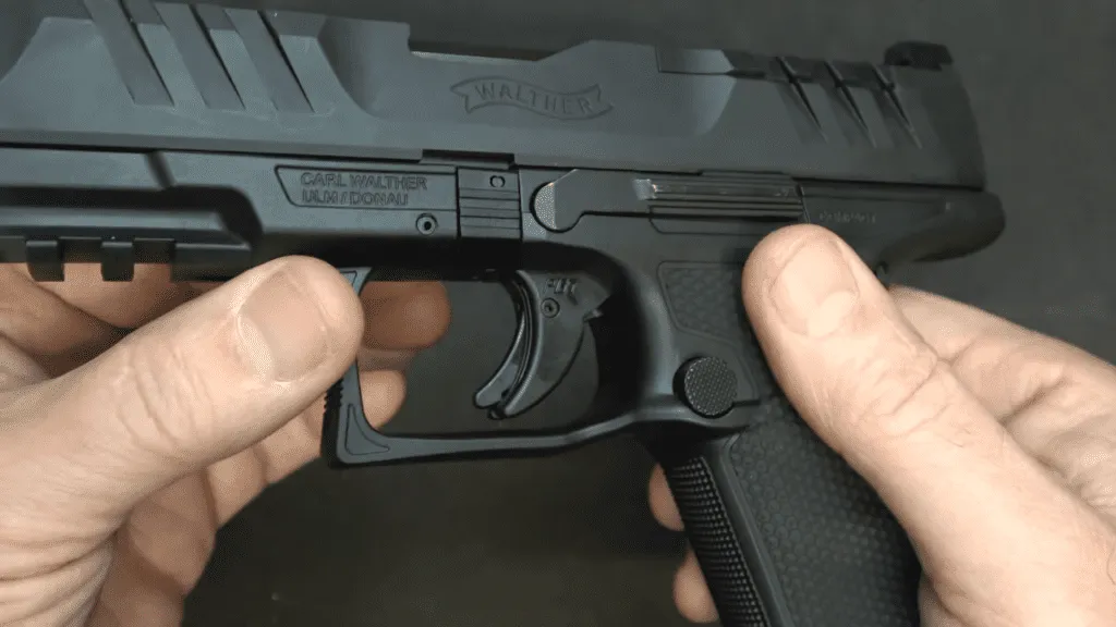 Walther PDP review Pistol trigger