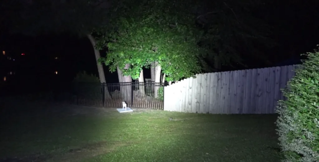 Olight Odin Test at Night
