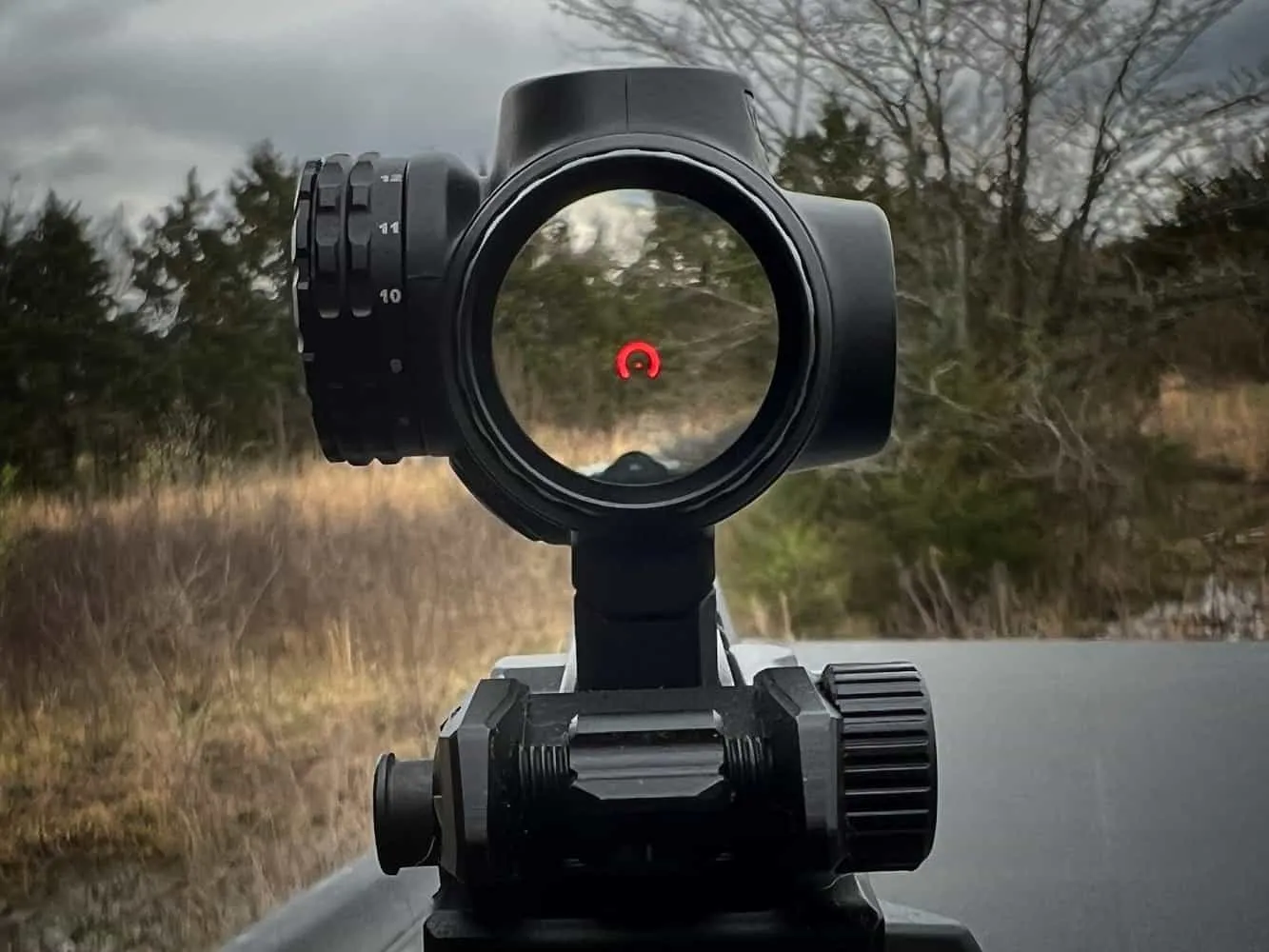 Primary Arms SLx 1X MicroPrism Scope Gen II testing reticle