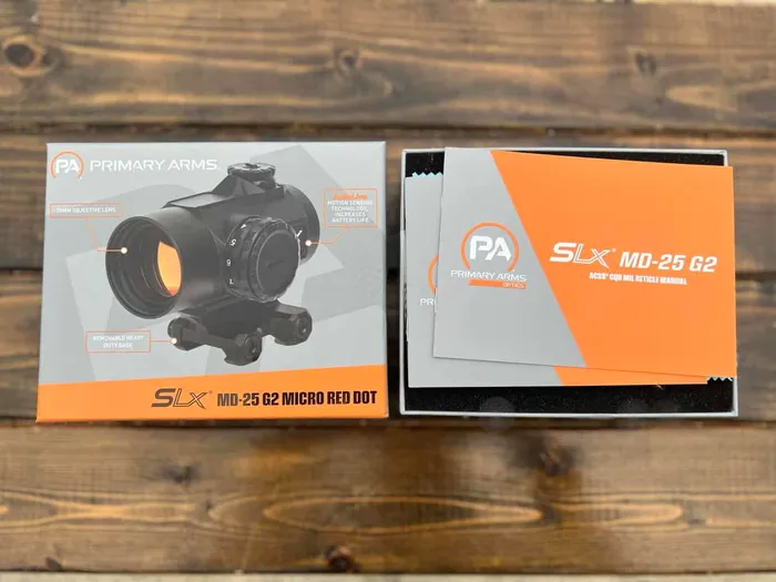 Primary Arms SLx Microdot 25 Gen 2 unboxing