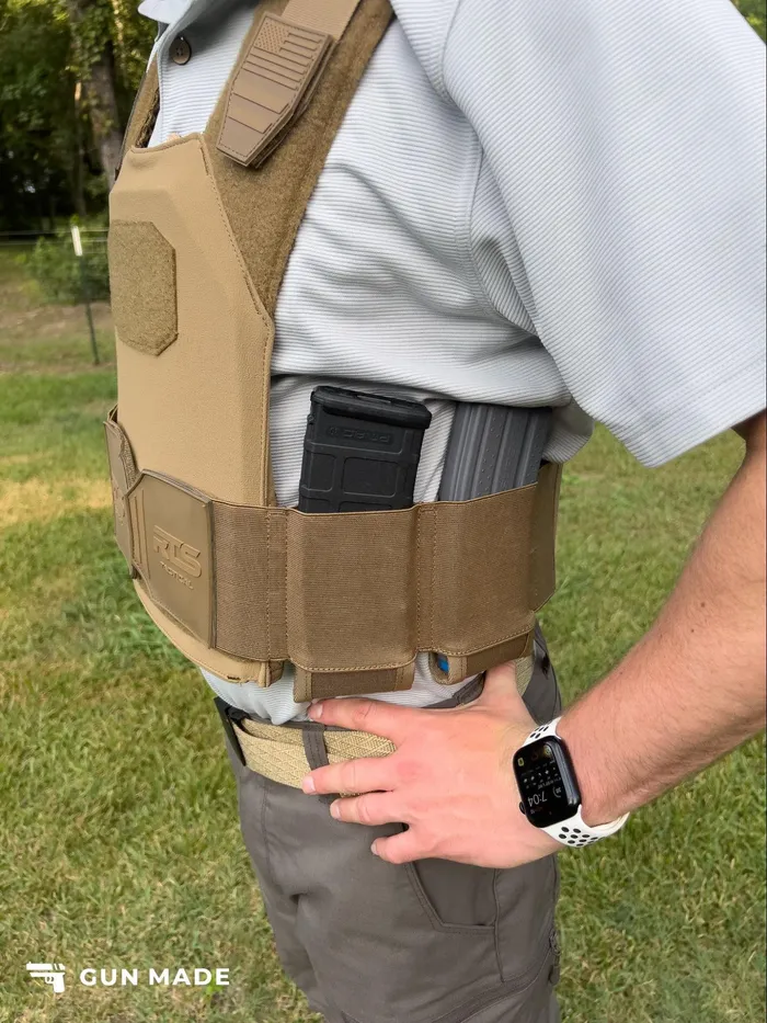 RTS Tactical advanced sleek level 2.0 plate carrier review side view