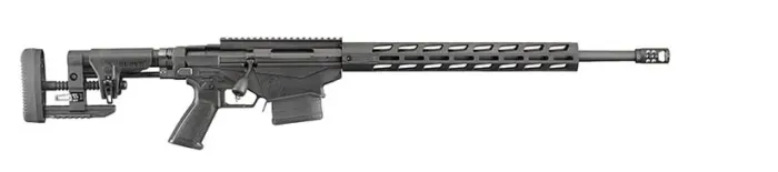 Ruger Precision Gen 3 Bolt-Action Rifle, .308 Win, 20" Barrel, M-LOK Handguard, Folding Stock, 10-Round Magazine - Black 18028