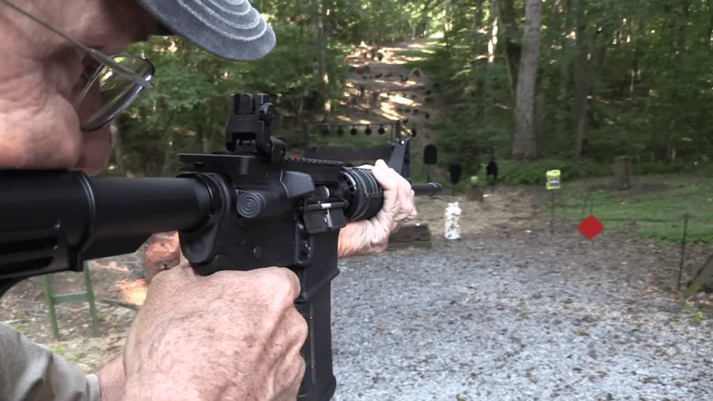 Ruger AR556 Aimed in via hickok45