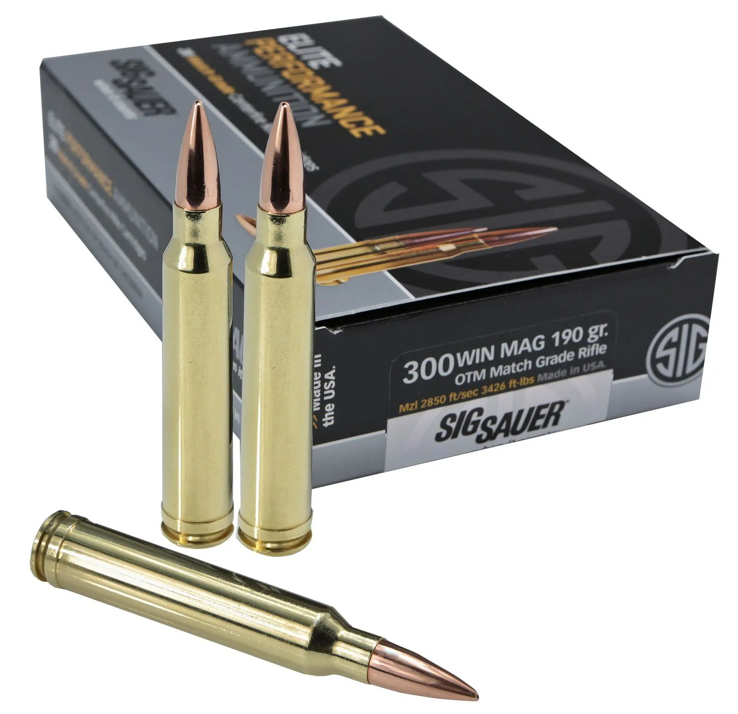 SIG SAUER .300 WIN MAG 190 GRAIN