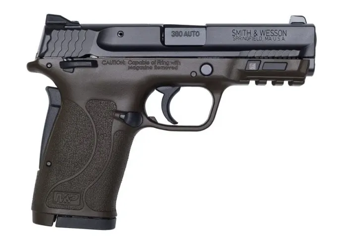 Smith & Wesson M&P Shield EZ .380 ACP, 3.6" Barrel, Patriot Brown, 8-Rounds Semi-Auto Pistol