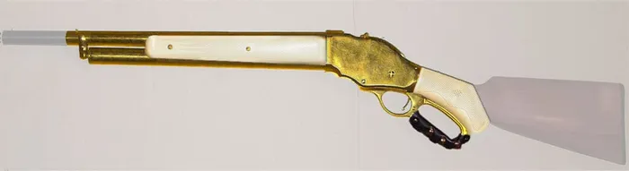 Sawed off winchester shottie lever action shotgun