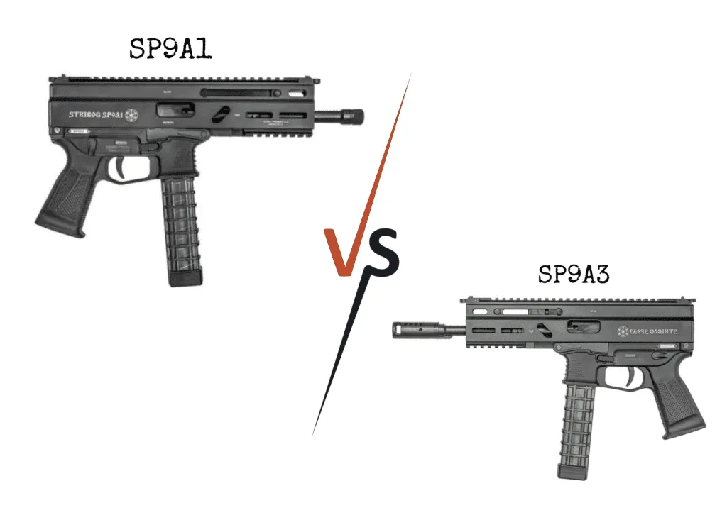 Stribog SP9A1 vs. SP9A3
