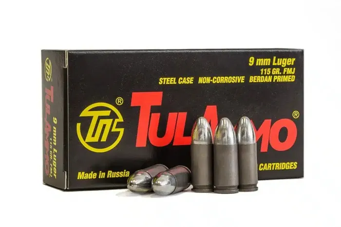 Tula Steel Case 9mm Ammo