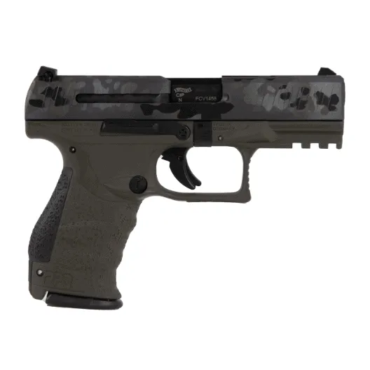 Walther PPQ M2 9mm Luger 4in Black Camo Pistol - 15 + 1 Rounds