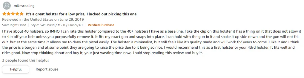 amazon review we the people holsters