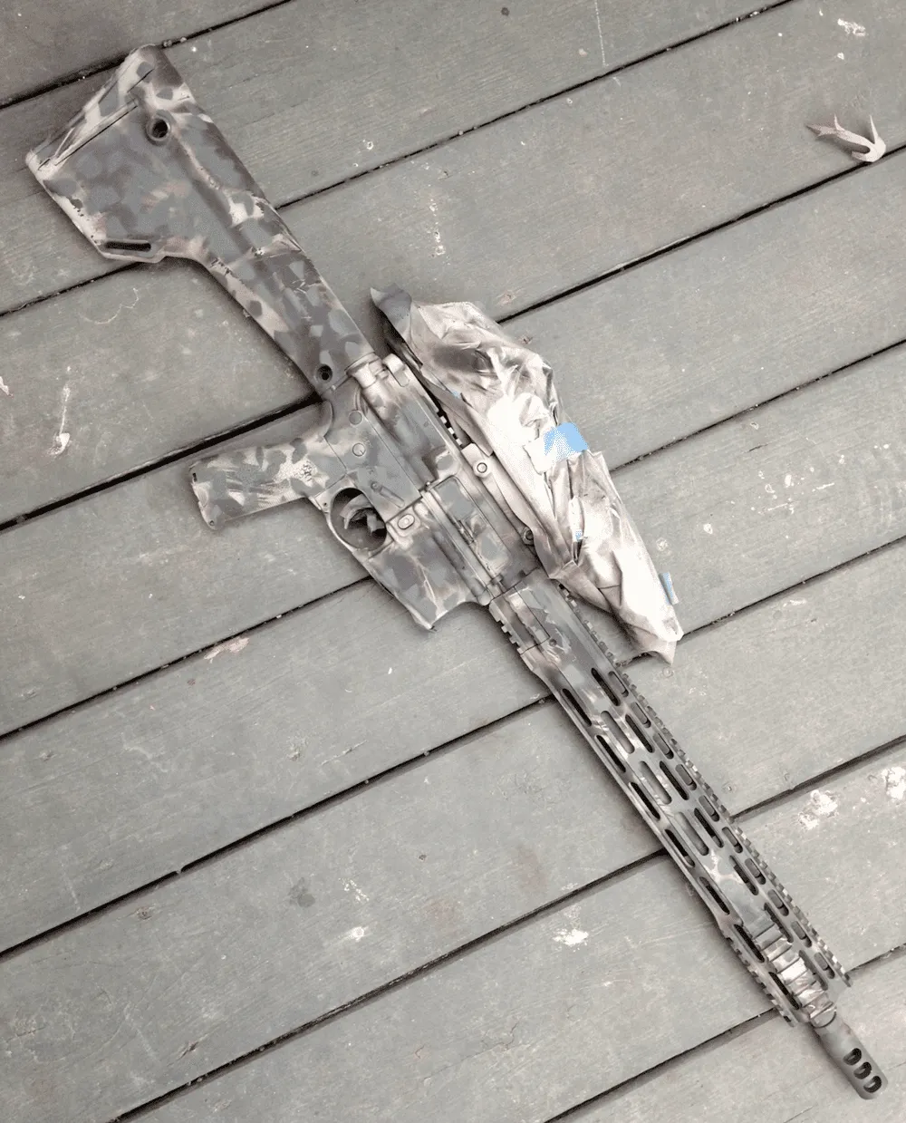 How To Paint An AR 15 Step By Step With Photos   Camo Ar15 2 TLwOnVY 