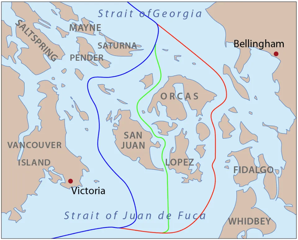 pig war boundaries