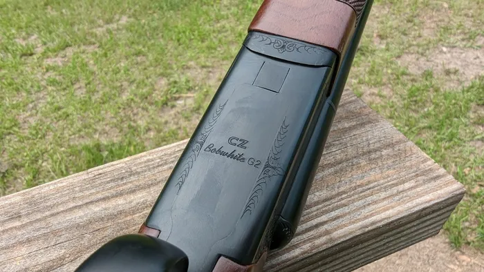 Cz bobwhite g2 under shotgun name emroidered