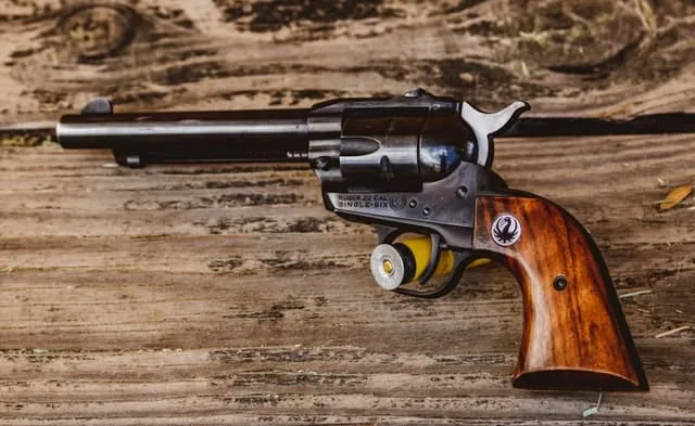 A Ruger Bearcat Single-Action Revolver .22 Cal