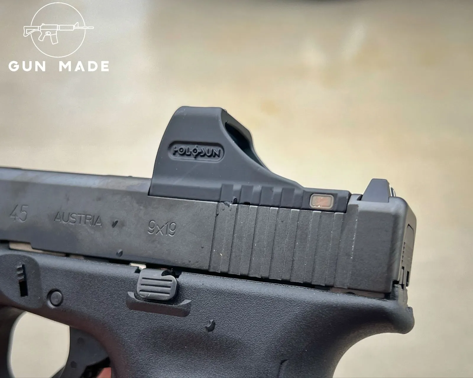 glock 45 with holosun scs mounted