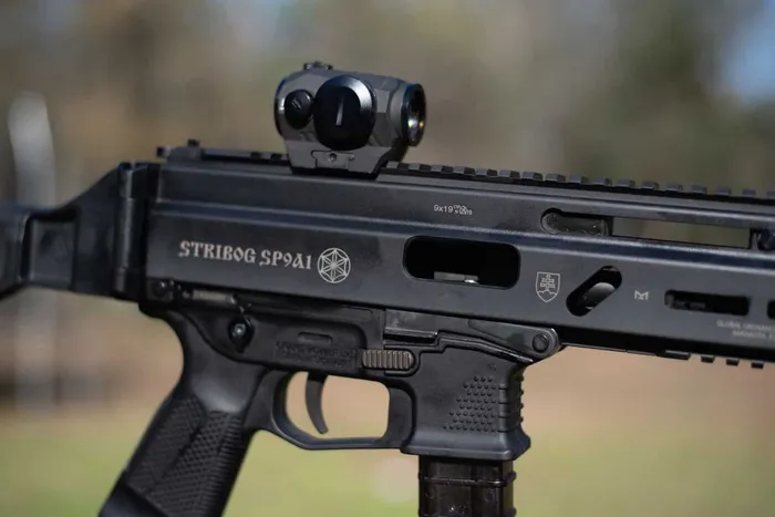 grand power stribog sp9a1 close up