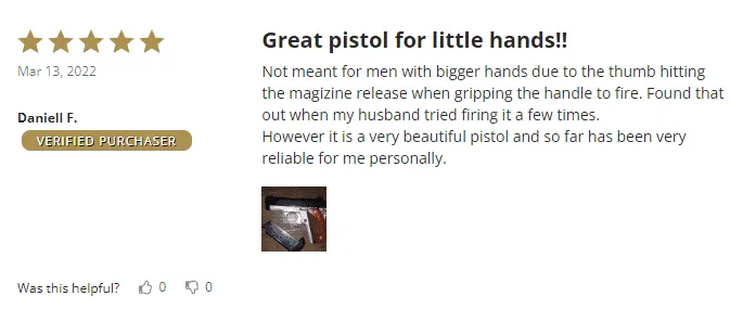 great pistol for little hands