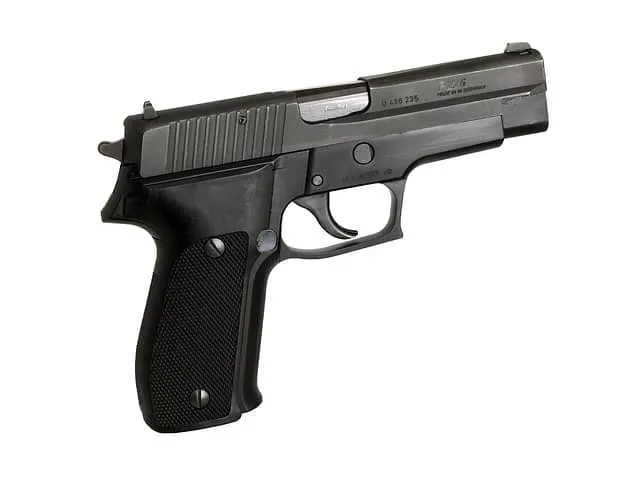 A Sig Sauer P226 Handgun A Sig Sauer P226