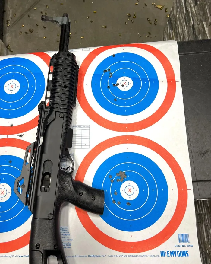 hipoint 3095 range test with groupings
