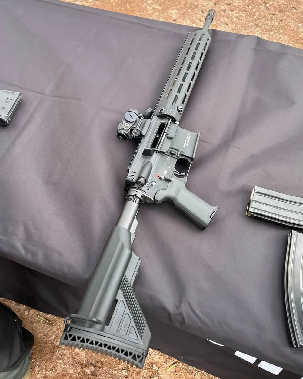 hk mr556 review at industry day at the range shot show