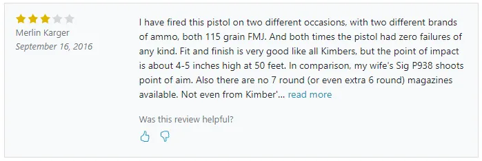 i have fired this pistol on two different occasions