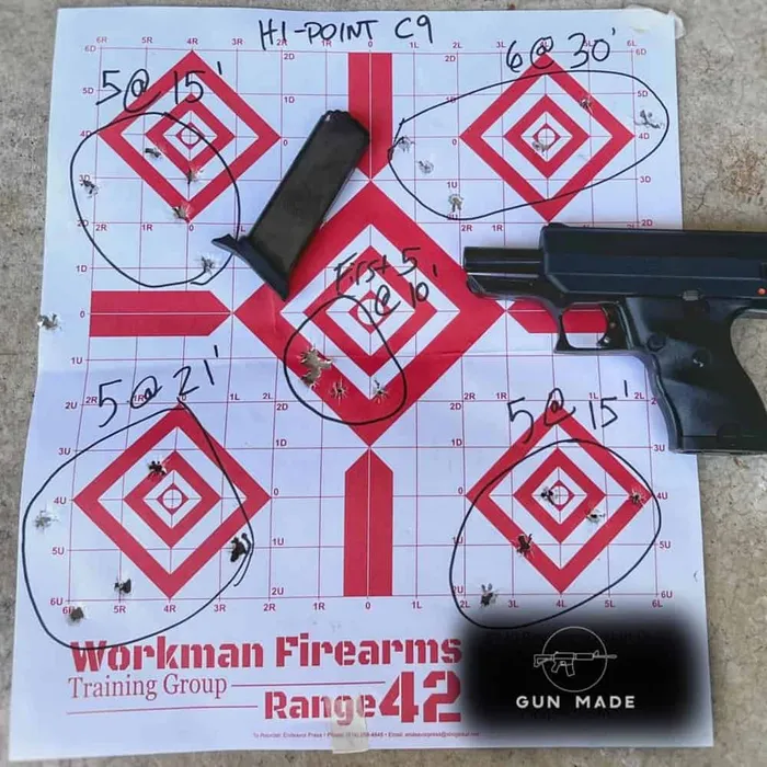 Groupings between 10 and 30 feet