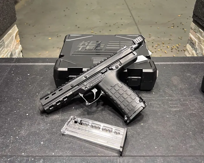 keltec cp33 review with box and magazines