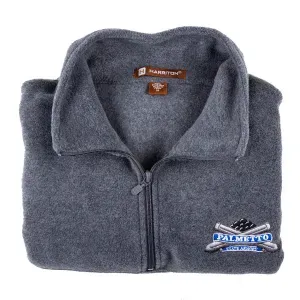 PALMETTO STATE ARMORY FLEECE JACKET - HALF ZIP, GRAY, XX-LARGE